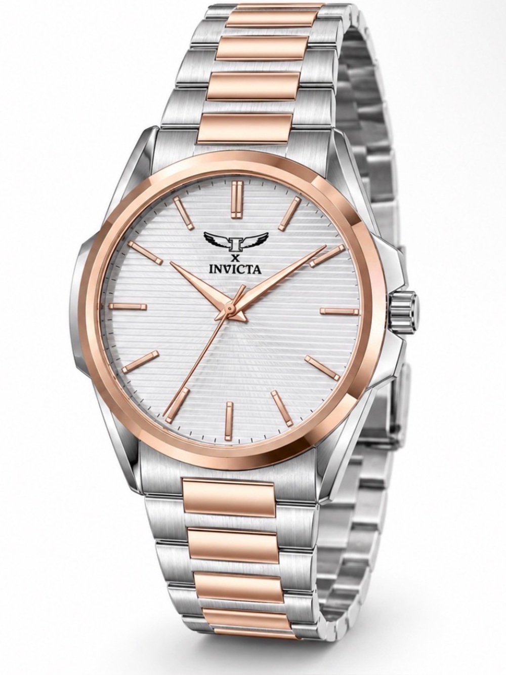 Invicta Men’s Rose Gold & Silver Watch